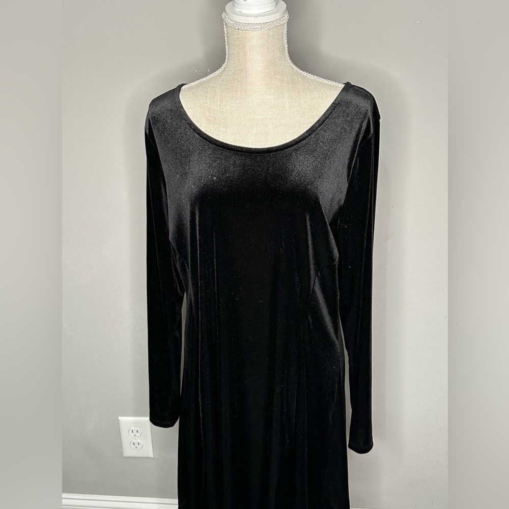 black velvet dress size 14